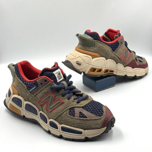 New Balance 574 YURT x Salehe Bembury 'Team Forest Green' - Picture 7 of 13